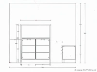 Inrichting werkplek met kastruimte - afbeelding 10 van  10