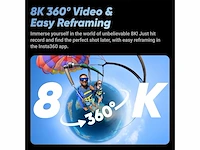 Insta 360 x4 actioncam 8k 360 camera zwart - afbeelding 2 van  5
