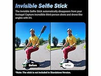 Insta 360 x4 actioncam 8k 360 camera zwart - afbeelding 3 van  5