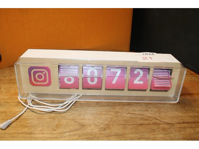 Instagramteller swiirl.cijfertjes moetn opnieuw vastgezet worden - afbeelding 1 van  1