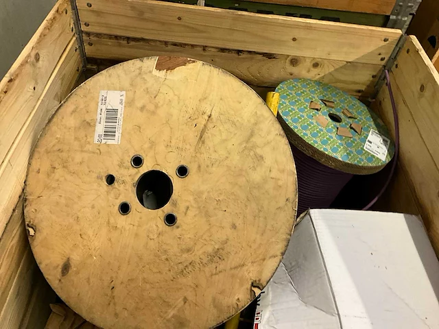 Installatie kabel op haspels - afbeelding 4 van  4