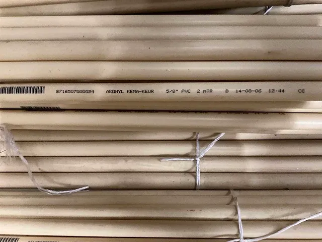 Installatiebuis pvc 5/8 2 meter (100x) - afbeelding 3 van  3