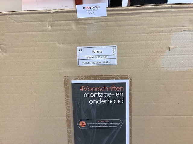 Instamat - nera - radiator 148x60 cm. - afbeelding 3 van  3