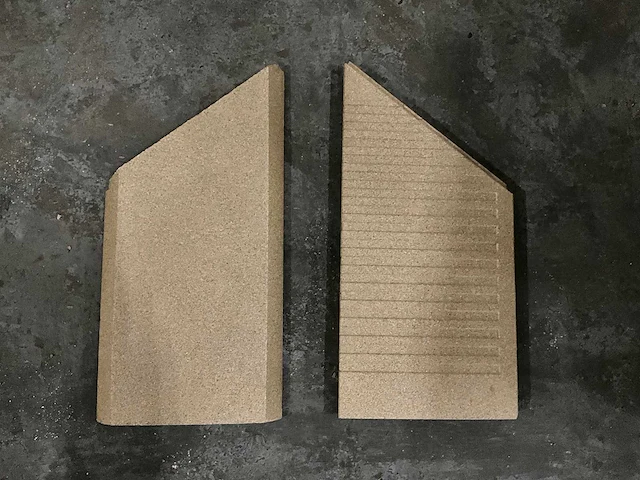 Insulcon vuurvaste vermiculietplaat 41x20,5x2,4cm (600x) - afbeelding 2 van  3