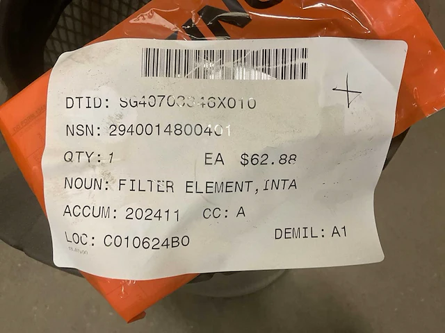 Intake filter element - afbeelding 4 van  4