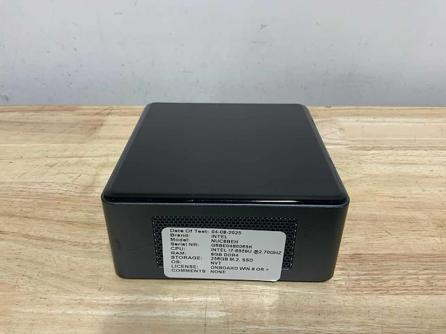 Intel 7jyb nuc8beh (i7) desktop - afbeelding 5 van  6