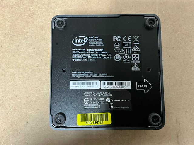 Intel nuc7i5bnk desktop - afbeelding 5 van  6