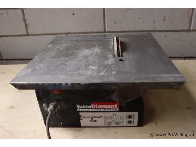 Inter diamant tegelzaagmachine type mini compact 180 - afbeelding 2 van  5