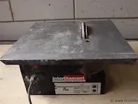 Inter diamant tegelzaagmachine type mini compact 180 - afbeelding 2 van  5