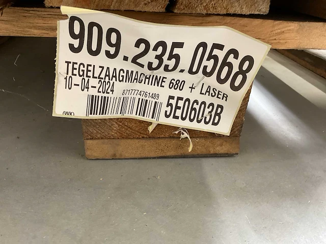 Inter dynamics 680 tegelzaagmachine - afbeelding 6 van  6