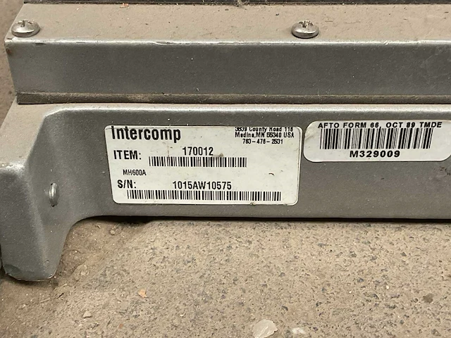 Intercomp mh600 weighing scale - afbeelding 5 van  5