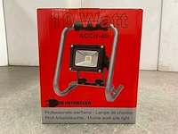 Interelek - 10 watt - draadloze bouwlamp (4x) - afbeelding 3 van  7