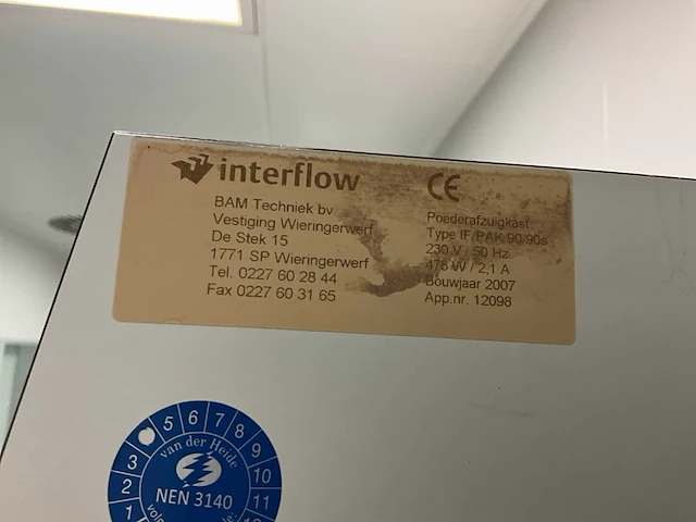 Interflow rookafzuigkast - afbeelding 5 van  5