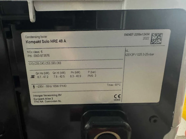 Intergas hre ketelinstallatie compleet - afbeelding 8 van  18