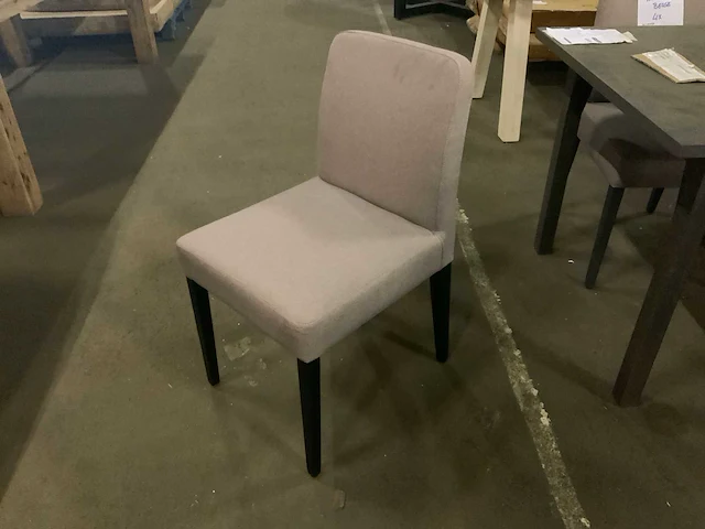 Intergem beige eetkamerstoel (4x) - afbeelding 2 van  6