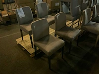 Intergem beige eetkamerstoel (4x) - afbeelding 5 van  6