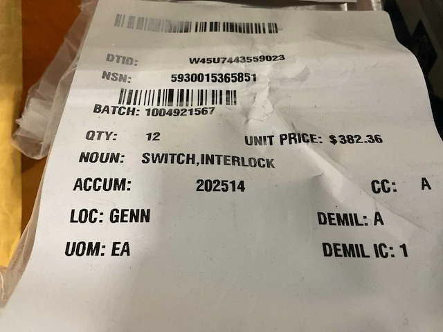 Interlock switch (6x) - afbeelding 5 van  5