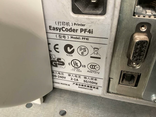 Intermec easycoder pf4i labelprinter - afbeelding 5 van  5