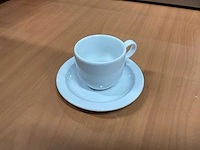 Intermezzo koffiekop en schotel (100x) - afbeelding 1 van  5