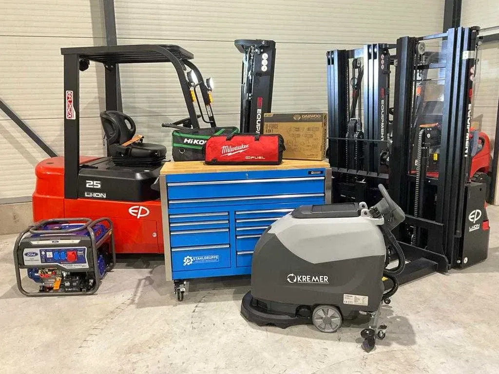 Intern transport materieel en gereedschappen