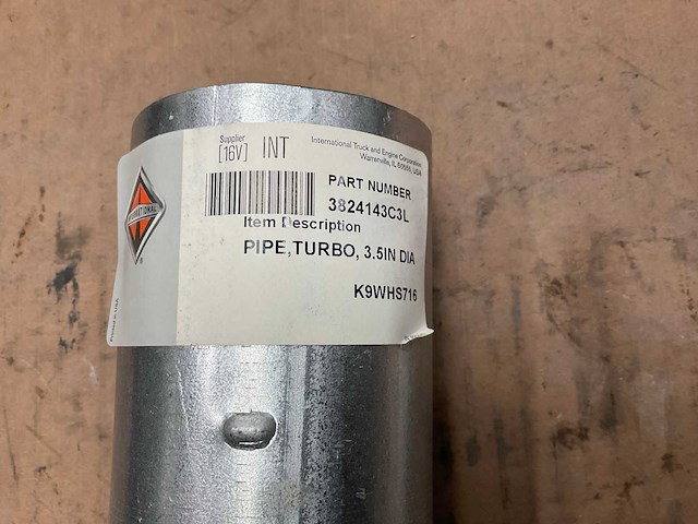 International 3824143c3l exhaust pipe (3x) - afbeelding 3 van  5