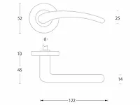 Intersteel - matthijs - 1703 - deurkruk op rozet (10x) - afbeelding 3 van  9