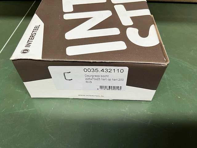 Intersteel deurgreep bocht deurbeslag (24x) - afbeelding 3 van  4