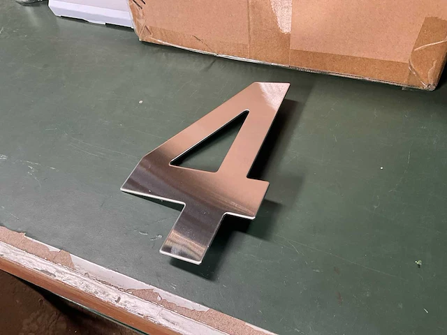 Intersteel huisnummer 4 (40x) - afbeelding 1 van  3