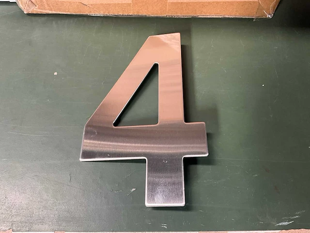 Intersteel huisnummer 4 (40x) - afbeelding 2 van  3