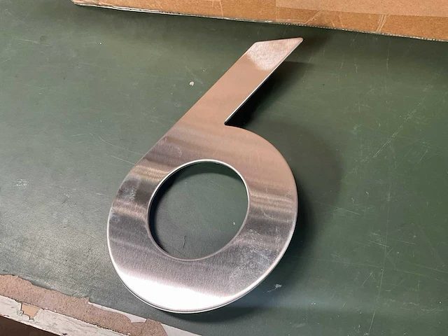 Intersteel huisnummer 6 (40x) - afbeelding 1 van  3