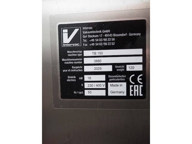 Intervac vakuumtechnik gmbh - afbeelding 4 van  13