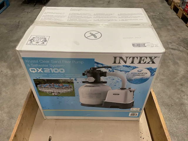 Intex - krystal clear - qx2100 - zandfilterpomp met zoutwatersysteem - afbeelding 2 van  4