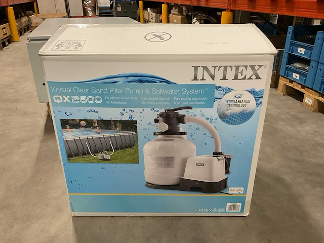 Intex - krystal clear - qx2600 - zandfilterpomp met zoutwatersysteem - afbeelding 2 van  4
