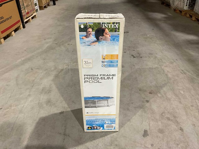 Intex 26700np prism frame premium 3,1m opzetzwembad - afbeelding 2 van  8