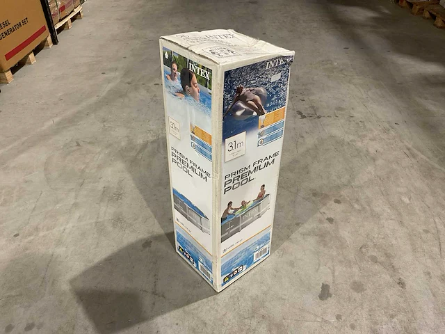 Intex 26700np prism frame premium 3,1m opzetzwembad - afbeelding 1 van  8