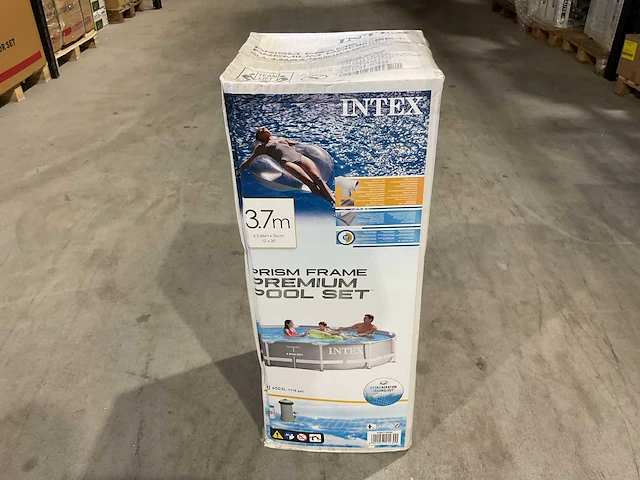 Intex 26712gn prism frame premium 3,7m opzetzwembad - afbeelding 8 van  8