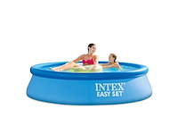Intex 28108gn easy set zwembad set 244cm x 61cm rond blauw - afbeelding 1 van  4