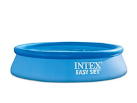 Intex 28108gn easy set zwembad set 244cm x 61cm rond blauw - afbeelding 2 van  4