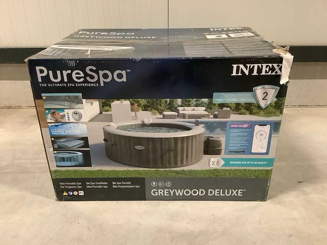Intex hottub purespa greywood purespa greywood jacuzzi - afbeelding 2 van  4