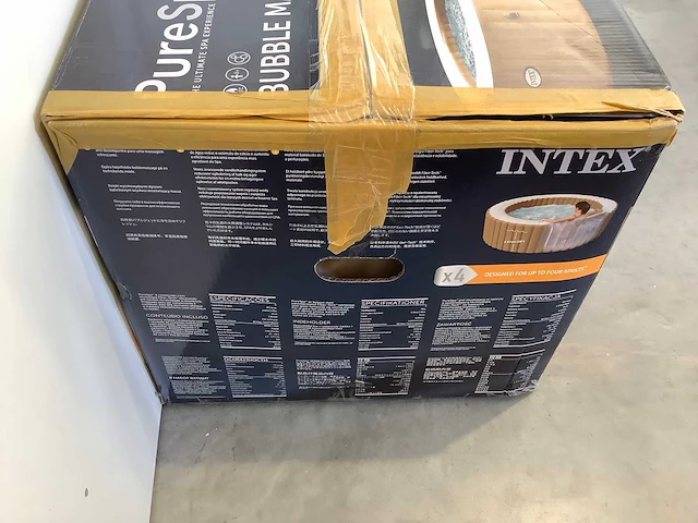 Intex purespa sahara tan bubble 4-persoons buitenspa - afbeelding 4 van  5