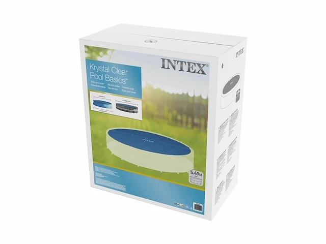 Intex solar pool cover easy set & frame zwembad 549 cm blauw - afbeelding 1 van  4