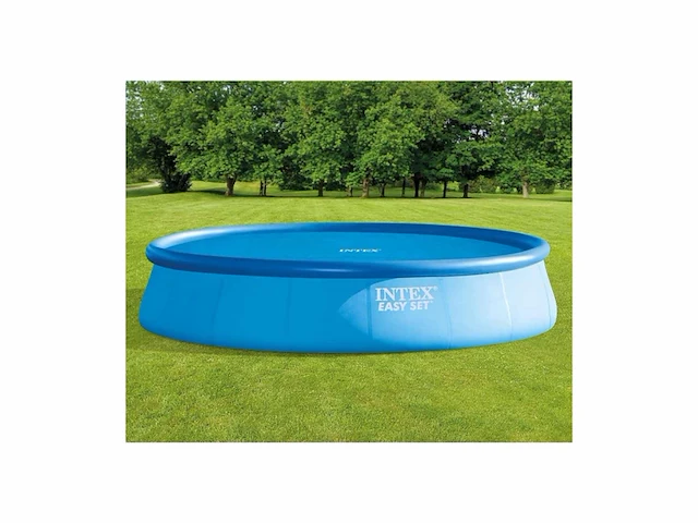 Intex solar pool cover easy set & frame zwembad 549 cm blauw - afbeelding 4 van  4