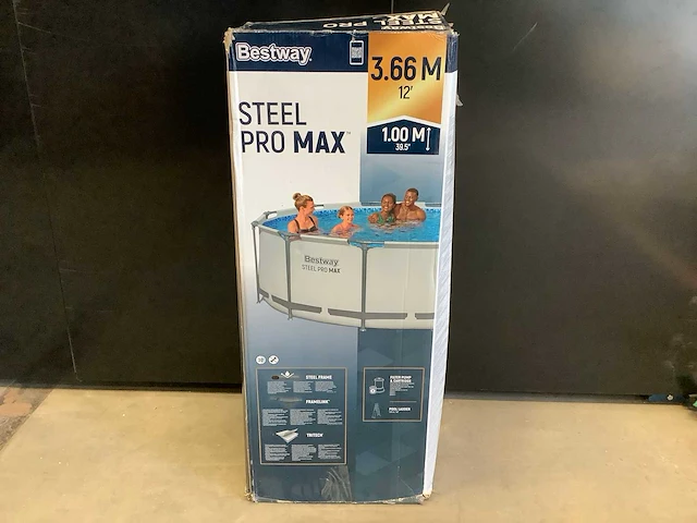Intex steel pro max 1.00m opzetzwembad - afbeelding 2 van  4