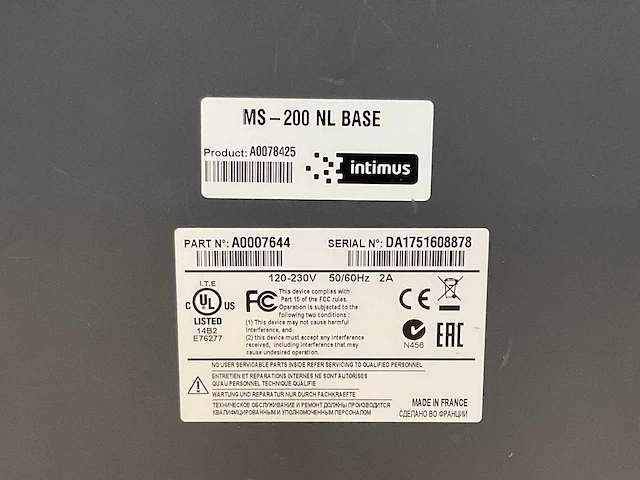 Intimus ms-200 geld telmachine - afbeelding 7 van  7
