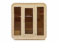 Intorelax cube 250x230x210 cm lun2310 sauna - afbeelding 4 van  10