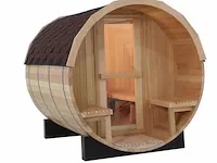 Intorelax sh1824 - 240 cm barrel sauna - afbeelding 1 van  11