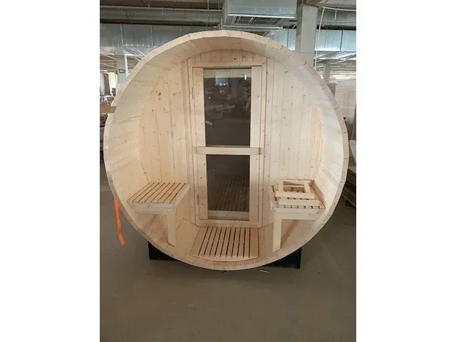 Intorelax sh1824 - 240 cm barrel sauna - afbeelding 9 van  11