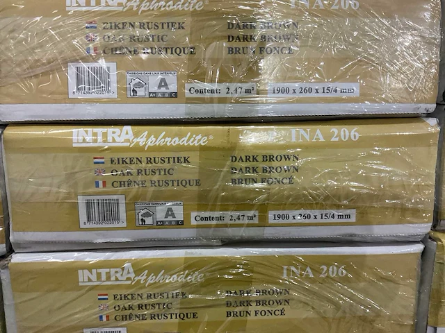 Intra aphrodite eiken rustiek dark brown 93,86m2 houten vloer - afbeelding 5 van  5
