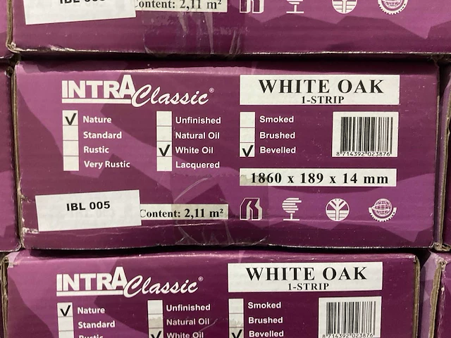 Intra classic white oak 73,85m2 houten vloer - afbeelding 5 van  5