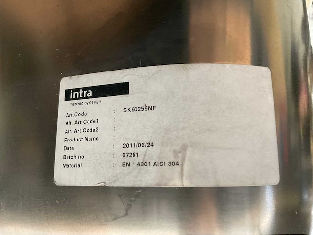 Intra gootsteen (5x) - afbeelding 2 van  3